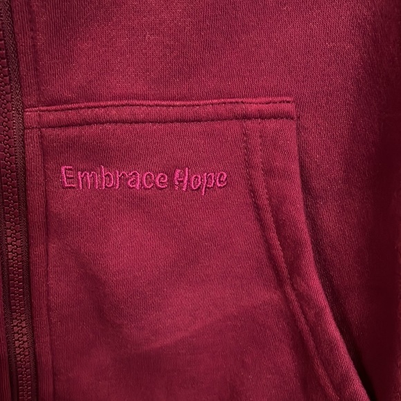 Penzy’s Spices Kindness Zippered Hoodie Size Medium in Purple NWT Tie Dyed - Picture 2 of 8